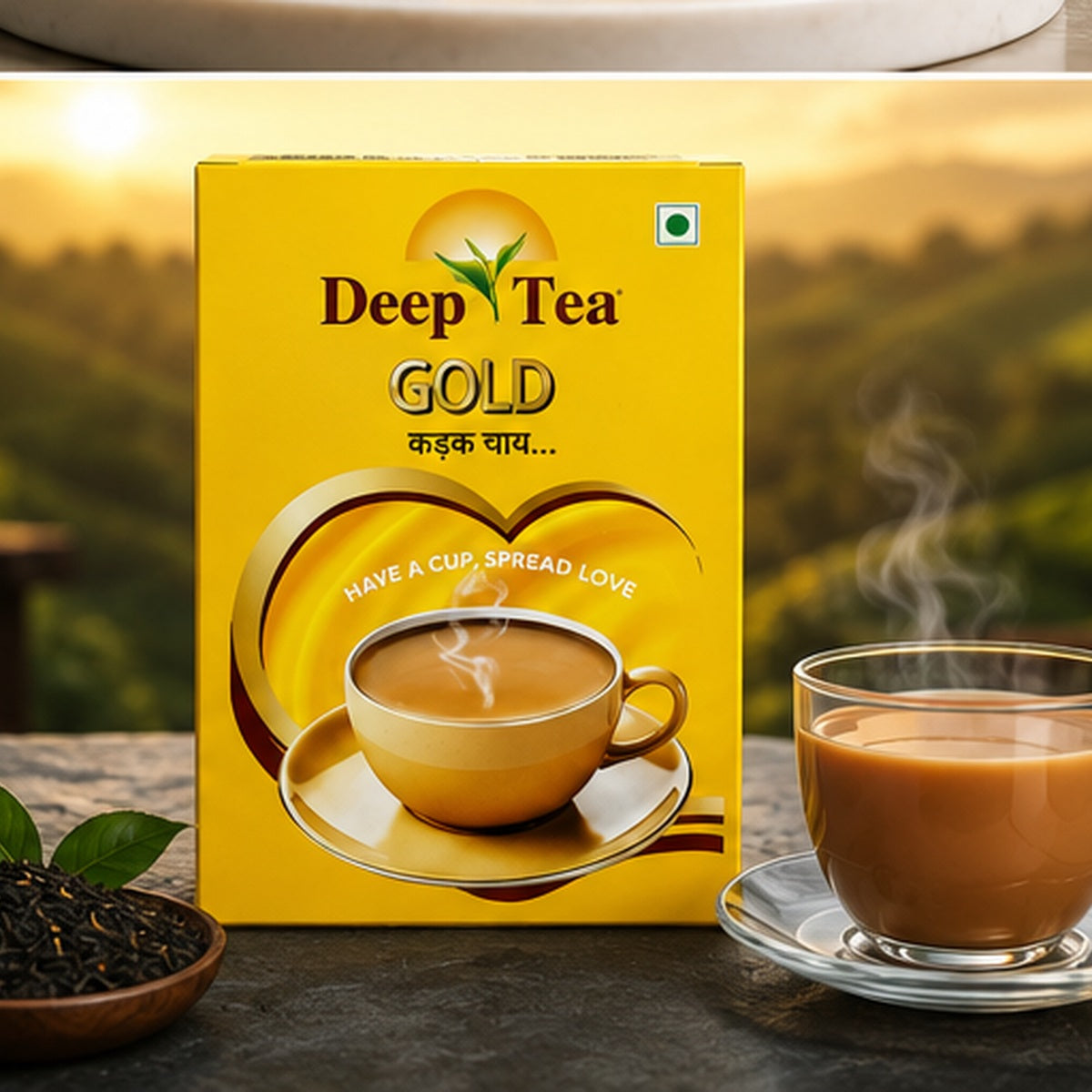 Deep Tea Gold Kadak Chai – 250g | Premium Strong Tea